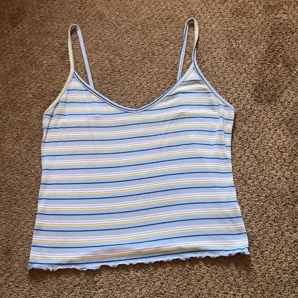 PacSun basic cropped tank top